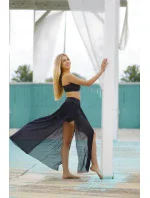 Dámska plážová sukňa Dancing 13 DAN13-19 Black - Self