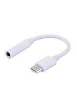 Audio adaptér biely AK-35 USB typ 3.1 C (M) - Jack 3,5 mm (F) - Savio
