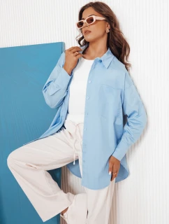 Dámske nadrozmerné tričko AISMEE modré FashionStreet DY0423