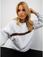 Dámska mikina EM BL 760.01 svetlo šedá - FPrice