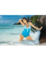 Plavky Caroline M-175 modré (71) - Marko