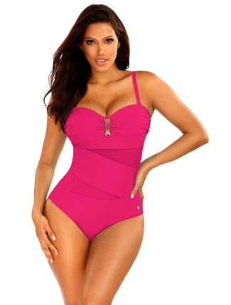 Dámske jednodielne plavky Tiger5 S8030TG1-2d tmavo ružové - Self Dámske jednodielne plavky Tiger5 S8030TG1-2d tmavo ružové - Self