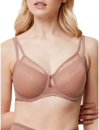 Dámska podprsenka Triumph Signature Sheer W01 EX - TOASTED ALMOND - mandľová 6901 - TRIUMPH