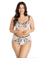 Dámska podprsenka 840 Black & white - GORSENIA Dámska podprsenka 840 Black & white - GORSENIA