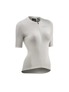 Cyklistické tričko NORTHWAVE Extreme Woman Jersey, sivé