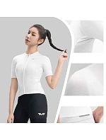 Dámsky cyklistický dres Rockbros 15210007011 TVI L – biely Dámsky cyklistický dres Rockbros 15210007011 TVI L – biely