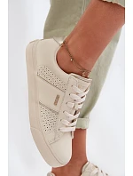 Dámske sieťované tenisky Big Star TT274292 Beige