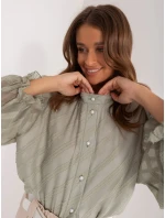 Košeľa LK KS 509588.98 pistácií