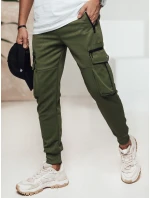 FashionStreet zelené pánske nohavice UX4471