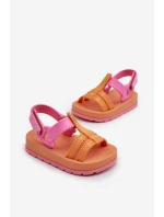 Dziecięce Pachnące Sandałki Na Rzep ZAXY LL385026 Pomarańczowe