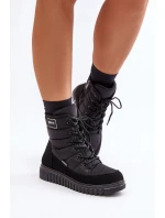 Śniegowce Damskie Progress PROGJ-24-157 Czarne