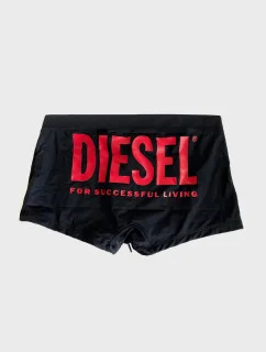 Pánske plavecké boxerky A09676-0JMAK-900 čierna-potlač - Diesel
