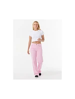 Nohavice RIP CURL AGGIE RELAXED JEANS, ružové Nohavice RIP CURL AGGIE RELAXED JEANS, ružové