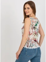 Blúzka AT BZ 2202B.70 biele a zelené