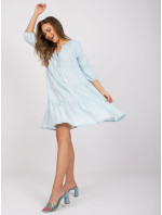 Dámske šaty-D74501M30214L155-svetlo modré