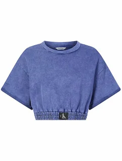 Mikina Crop top KW0KW01780-C8H - Calvin Klein