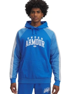 Pánska mikina Under Armour Rival Fleece Colorblock Hoodie blue 6003958 402 pánska