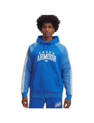 Pánska mikina Under Armour Rival Fleece Colorblock Hoodie blue 6003958 402 pánska