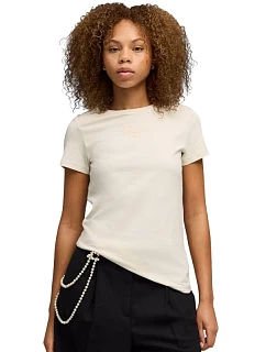 Dámske tričko Puma ESS Script Tee beige 691760 87