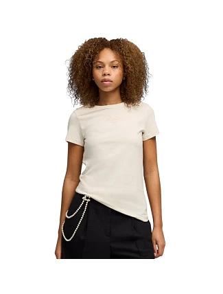 Dámske tričko Puma ESS Script Tee beige 691760 87 Dámske tričko Puma ESS Script Tee beige 691760 87