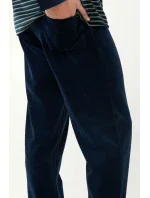 Vamp - Zamatové pánske pyžamo s manžetami 21961 - Vamp