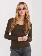 Blúzka WT BZ A1076.15 tmavohnedá