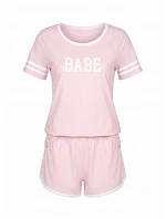 Pyžamo Babe Short Pink - Aruelle Pyžamo Babe Short Pink - Aruelle