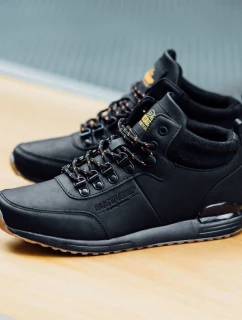 Pánske členkové topánky Jogger MRM4A Black - Bustagrip