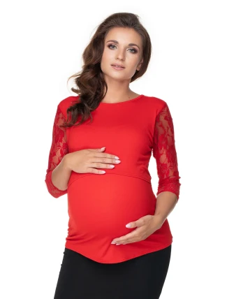 Tehotenská blúzka model 141822 PeeKaBoo