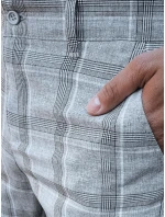 Svetlošedé pánske nohavice FashionStreet UX4405