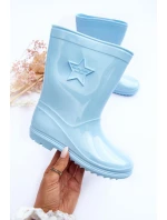 Dziecięce Gumowe Kalosze Jasnoniebieskie Malvi