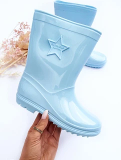 Dziecięce Gumowe Kalosze Jasnoniebieskie Malvi