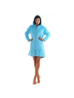 Dámsky 3/4 župan na zips Siena 3856 Light Blue - Vestis