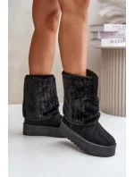 Dámske snežnice 24BT30-8021 model 202195 Black - NOVINKY