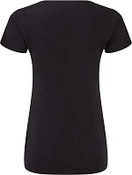 Fruit of the Loom Lady-Fit Iconic 150 T-shirt s výstrihom do V, dámske tričko 16.1444, čierne