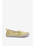 Dámske slip-on tenisky žlté Adrancia Dámske slip-on tenisky žlté Adrancia