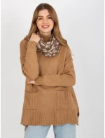 Tunelový šál AT KM ENEC B63 1.44P tmavo lila