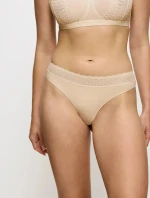 Dámske tangá Feel of Modal String - YELLOW - light beige 6720 - TRIUMPH Dámske tangá Feel of Modal String - YELLOW - light beige 6720 - TRIUMPH