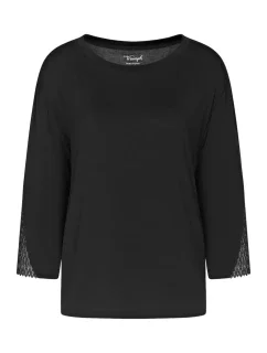 Dámsky pyžamový top Aura Spotlight Top - BLACK - black 0004 - TRIUMPH