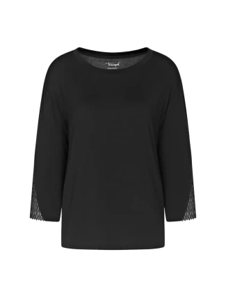 Dámsky pyžamový top Aura Spotlight Top - BLACK - black 0004 - TRIUMPH