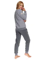Dámske pyžamo 5247 tmavosivé - Doctornap