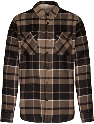 Kariban K 579 Flanelová košeľa s podšívkou zo sherpa fleecu 20.K579 camel/black Kariban K 579 Flanelová košeľa s podšívkou zo sherpa fleecu 20.K579 camel/black