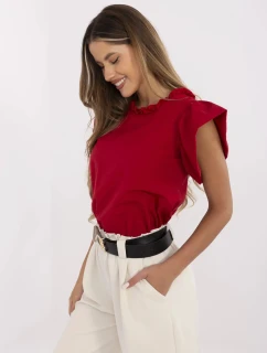 Blúzka LK BZ 506781 1.12 červená