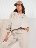 Dámske tepláky BISTAN light beige FashionStreet AY1018