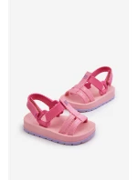 Dziecięce Pachnące Sandałki Na Rzep ZAXY LL385027 Różowe