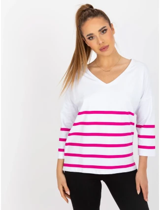 Blúzka RV BZ 8008.63 biela a ružová