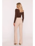 Dámske nohavice Lackline S418 beige - Stylove
