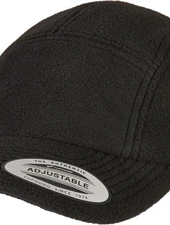 Flexfit 7005PF 4-panelová čiapka „Fleece Jockey“ 55.05PF čierna