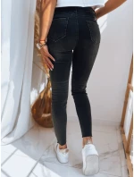 Dámske džínsy KAMELIA black FashionStreet UY1381 Dámske džínsy KAMELIA black FashionStreet UY1381