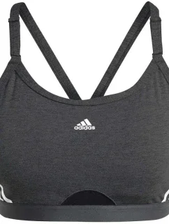 Podprsenka adidas Aeroreact Training Light-Support 3-Stripes Bra W HC7870